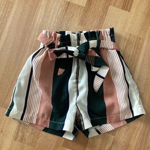 Girls 3t high waist drawstring shorts
